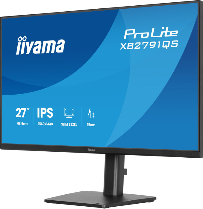 EAN 4948570127443 - iiyama ProLite XB2791QS-B1 pantalla para PC 68,6 cm (27") 2560 x 1440 Pixeles Quad HD LED Negro imagen 7
