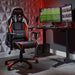 EAN 0094338512663 - X Rocker 5126601 silla para videojuegos Butaca para jugar Asiento acolchado Negro, Rojo imagen 2