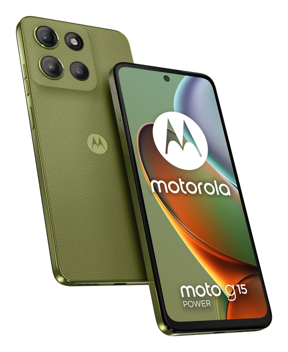 EAN 0840023298264 - Motorola moto g15 power 17,1 cm (6.72") SIM doble Android 15 4G USB Tipo C 8 GB 512 GB 6000 mAh Verde imagen 1