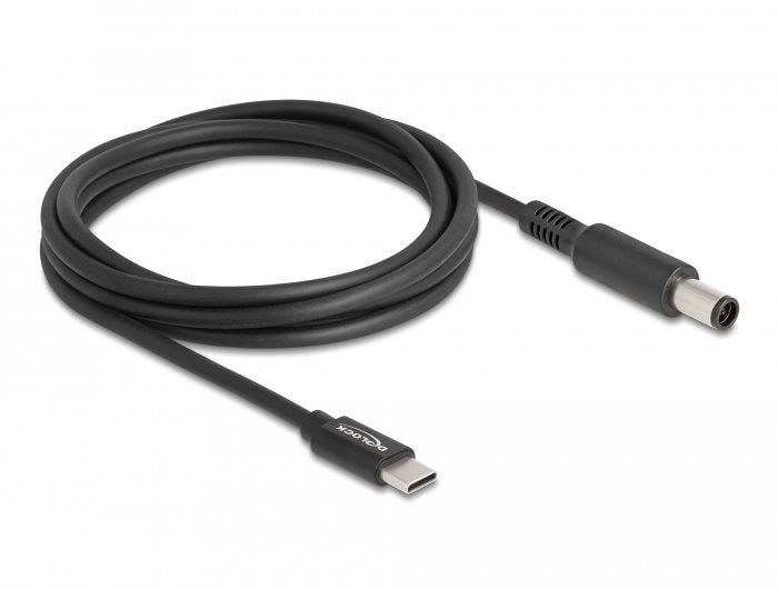 Delock Notebook Ladecable Usb Type-C Stecker Zu Dell 7,4 X 5,0 Mm Stecker