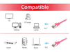EAN 4015867163023 - Equip 605583 cable de red Rosa 0,25 m Cat6 S/FTP (S-STP) imagen 3