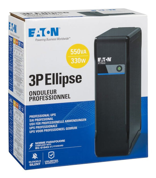 EAN 3553340621253 - Eaton 3P Ellipse 550 DIN sistema de alimentación ininterrumpida (UPS) En espera (Fuera de línea) o Standb imagen 6