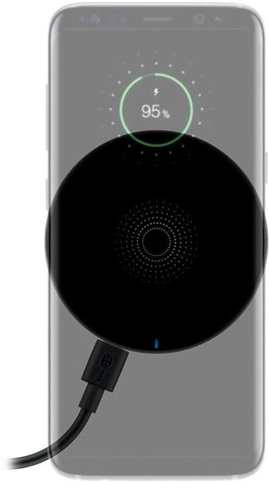 EAN 4040849598777 - Goobay 59877 cargador de dispositivo móvil Smartphone Negro USB Cargador inalámbrico Interior imagen 2
