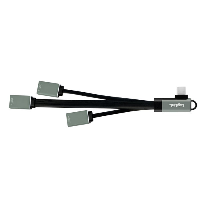 EAN 4052792057829 - LogiLink UA0361 hub de interfaz USB 3.2 Gen 1 (3.1 Gen 1) Type-C 5000 Mbit/s Plata imagen 2