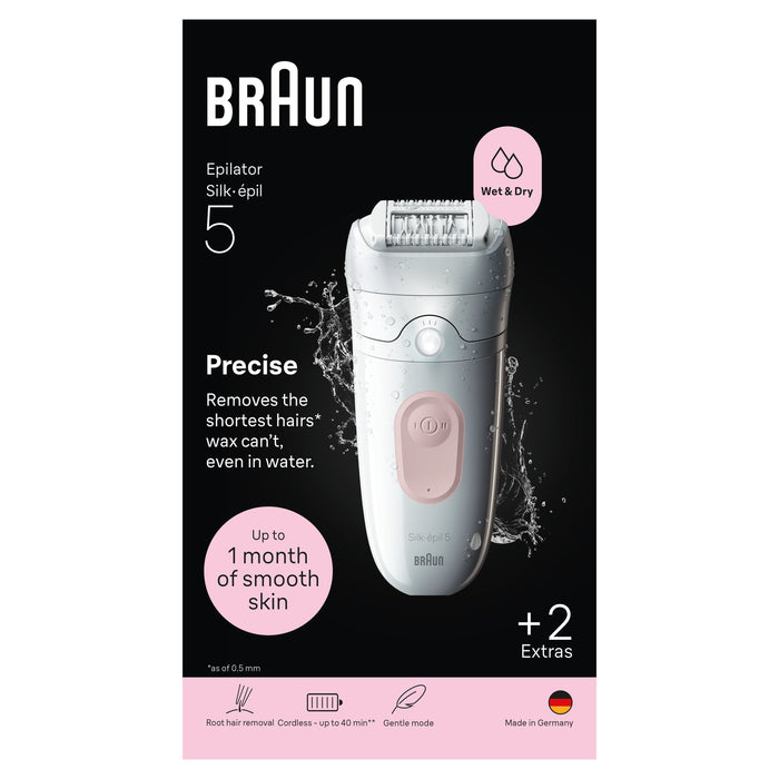 EAN 8700216963015 - Braun Silk-epil 5 SE 5-011 28 pinzas Blanco imagen 3