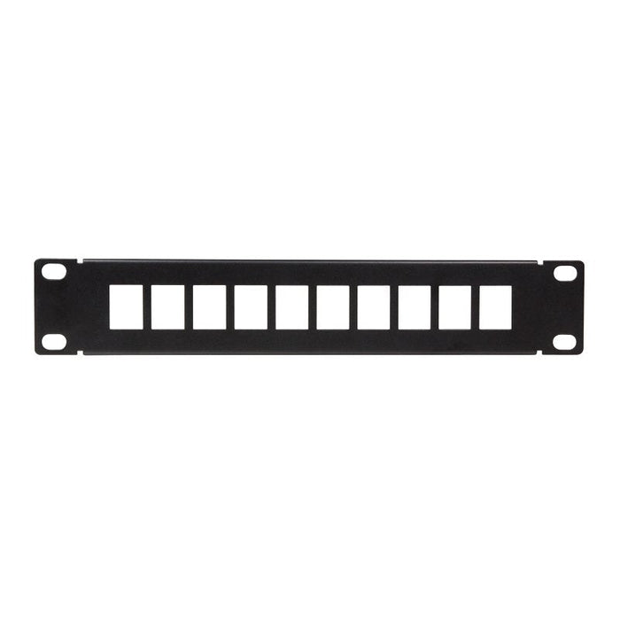 Logilink 10" Kystone Panel For 10 Keystone Jacks, Negro