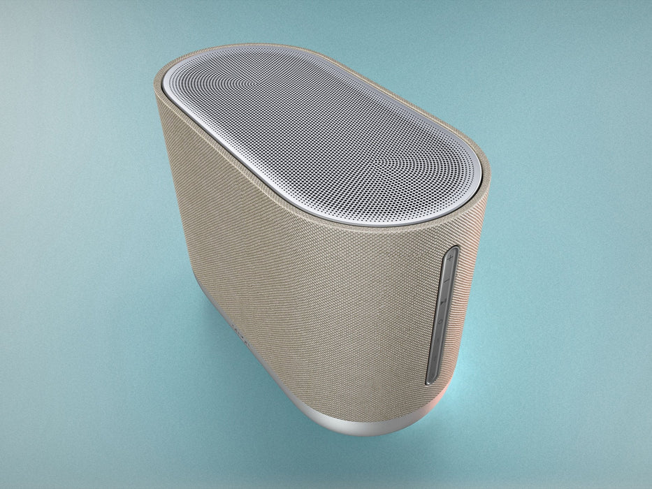 Denon Home 400 Silver Altavoz Inteligente Inalámbrico Con Tecnología Heos Y Sonido Dolby Atmos.