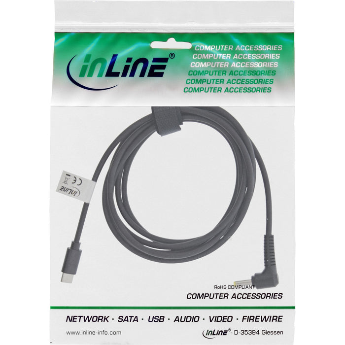 Cable De Carga Inline Usb Type-C A Portátil Benq/Asus (Redondo/Pequeño), 2 M