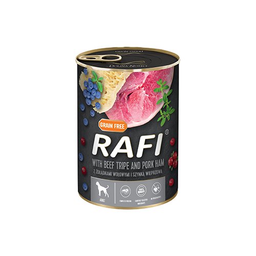 EAN 5902921304975 - Dolina Noteci Rafi Ternera, Jamón Adulto 400 g imagen 1