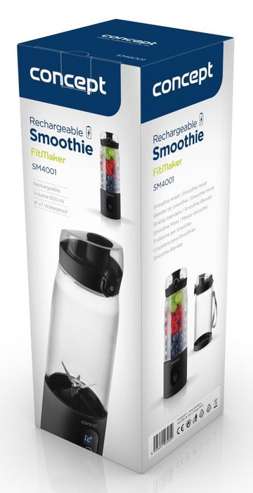 EAN 8595631065600 - Concept SM4001 licuadora 0,58 L Batidora de vaso portátil 315 W Negro, Acero inoxidable imagen 8