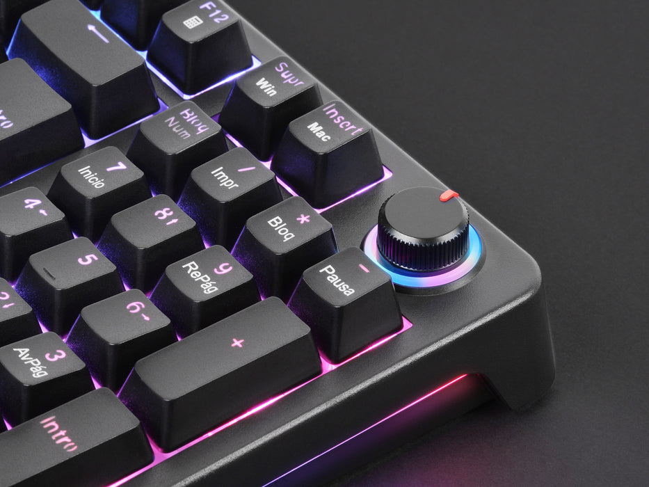 EAN 8435693110330 - Mars Gaming MKPROYES teclado Juego USB QWERTY Español Negro imagen 4