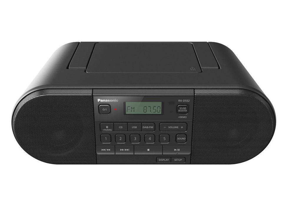 EAN 5025232915262 - Panasonic RX-D552 Digital 20 W DAB, DAB+, FM Negro Reproducción MP3 imagen 1