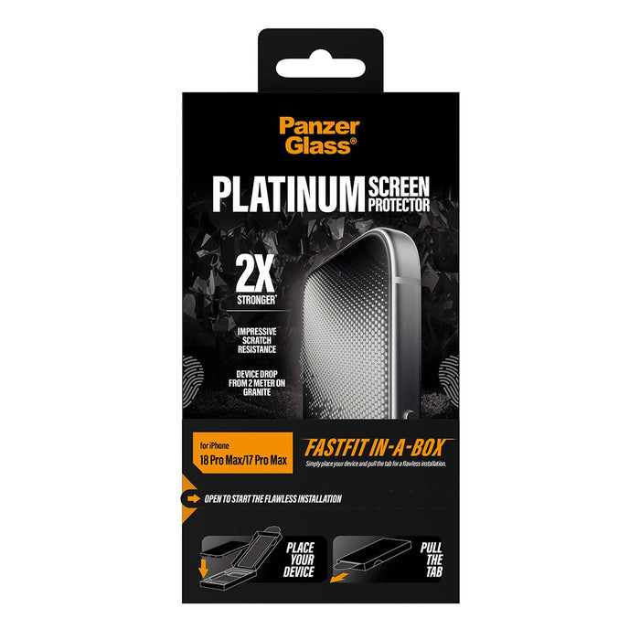 Panzerglass Platinum Screen Protector Iphone 18 Pro Max/ 17 Pro Max