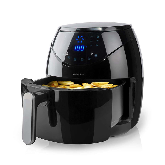 EAN 5412810335350 - Nedis KAAF240EBK freidora Sencillo 4,6 L Independiente 1500 W Freidora de aire caliente Negro imagen 13