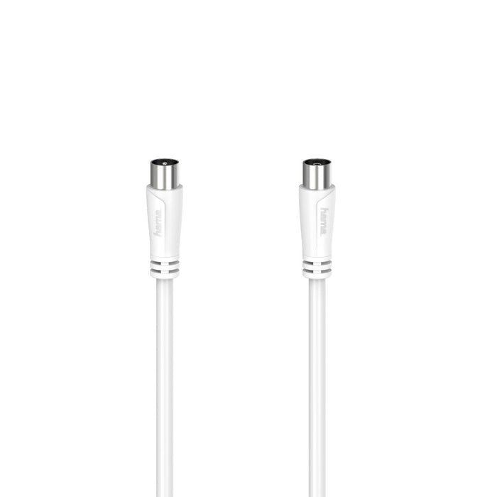 Hama Essential Cable Coaxial De Antena Macho/Hembra - Longitud 20m- Doble Blindaje - Apantallamiento 90db - Impedancia