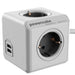 EAN 8718444083221 - Allocacoc 1407/DEEUPC base múltiple 3 m 4 salidas AC Gris, Blanco imagen 1