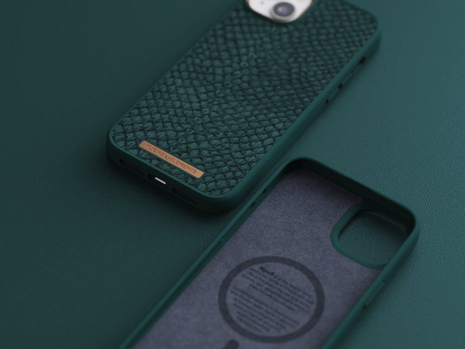 EAN 8720574620856 - Njord byELEMENTS Salmon Leather Magsafe funda para teléfono móvil 17 cm (6.7") Verde imagen 19