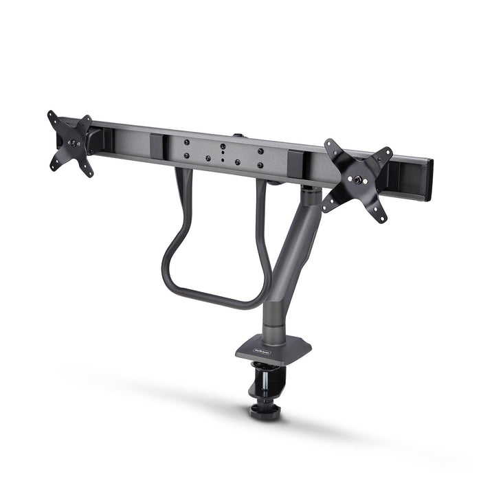 Startech.Com Desk Mount Dual Monitor Arm W  Crossbar, Up To 27 In Displays - Befestigungskit - Artikulierender, Mechanischer Feder
