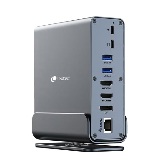 EAN 8436588883599 - Leotec LEDS06 base para portátil y replicador de puertos Acoplamiento USB 3.2 Gen 2 (3.1 Gen 2) Type-C imagen 1