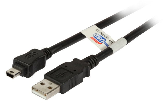 Cable Efb Elektronik K5251sw.1,8  Usb 1,8 M Usb 2.0 Usb A Mini-Usb B Negro