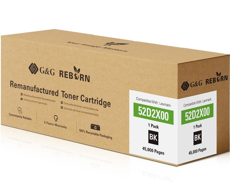 G&G Reborn-Toner Compatible Con Lexmark 522x 52d2x00