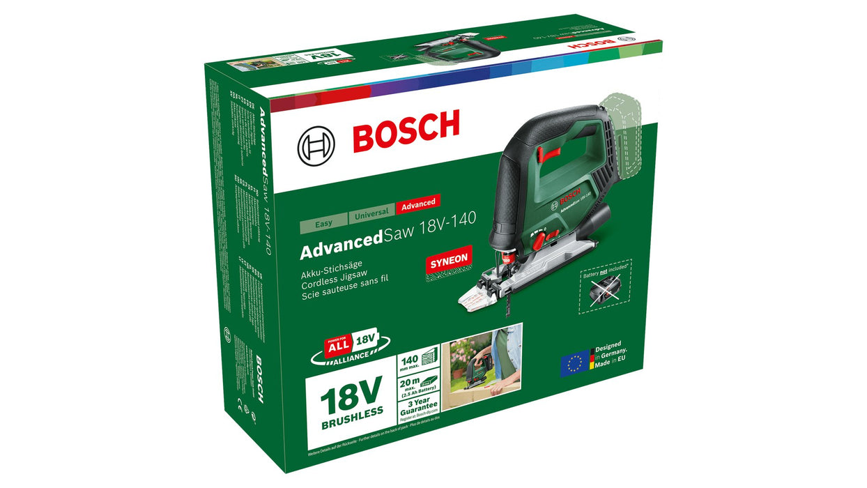 EAN 4053423251807 - Bosch AdvancedSaw 18V-140 power jigsaws 3000 spm 1,6 kg imagen 4