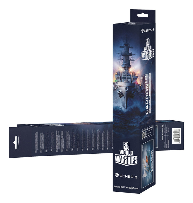 Alfombrilla Genesis Carbon 500 Maxi Wows Rayo 900x450mm
