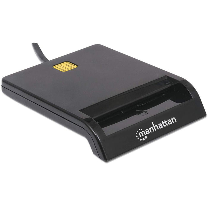 EAN 0766623102049 - Manhattan 102049 lector de tarjeta inteligente Interior USB USB 2.0 Negro imagen 2