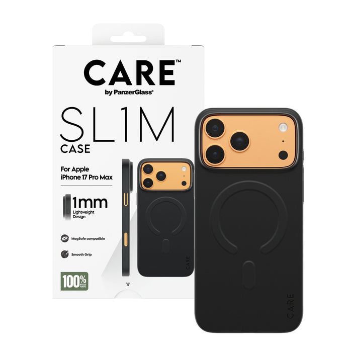 Panzerglass Care Sl1m Case Black W. Magsafe Ip 17 Pro Max