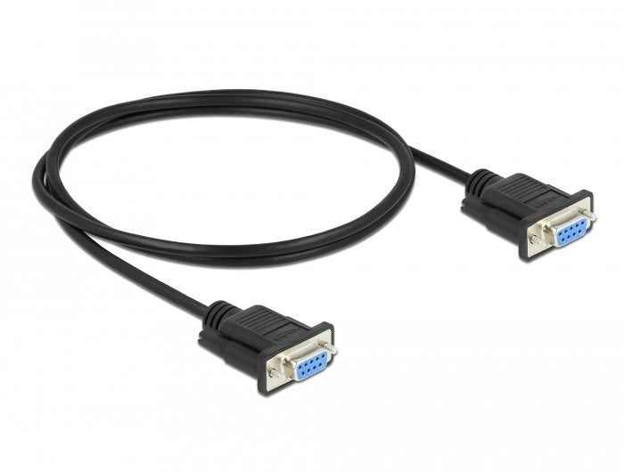 Delock Serie Cable Rs-232 D-Sub 9 Hembra A Hembra - 1 M
