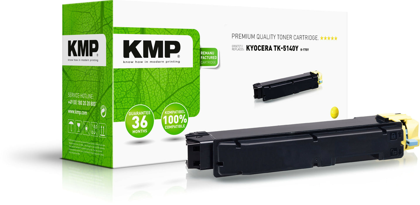 EAN 4011324129205 - KMP K‑T75Y cartucho de tóner 1 pieza(s) Amarillo imagen 1