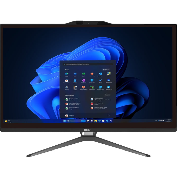 Msi Pro Ap222t 14m-428fr Intel® Core? I5 I5-14400 54,6 Cm (21.5) 1920 X 1080 Pixels Pantalla Táctil Pc All-In-One 8 Go Ddr4-Sdram 500 Go Ssd Windows 11 Pro Wi-Fi 6e (802.11ax) Negro