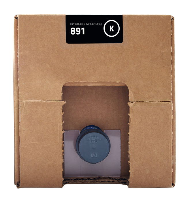 EAN 888182509654 - HP 3M 891 10-liter Black Latex Ink Cartridge cabeza de impresora Inyección de tinta térmica imagen 1
