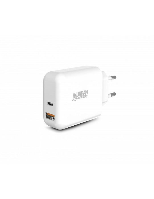 EAN 0888225023574 - Urban Factory PSC45UF cargador de dispositivo móvil Universal Blanco Corriente alterna Interior imagen 1