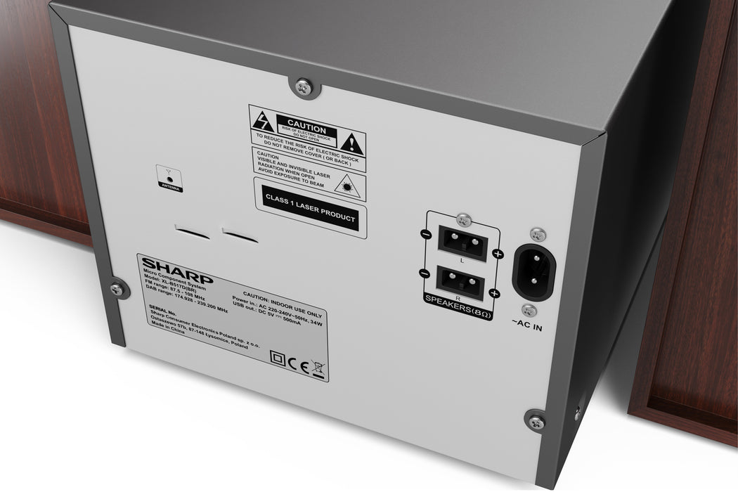 EAN 4974019192413 - Sharp XL-B517D Microcadena de música para uso doméstico 45 W Marrón imagen 2