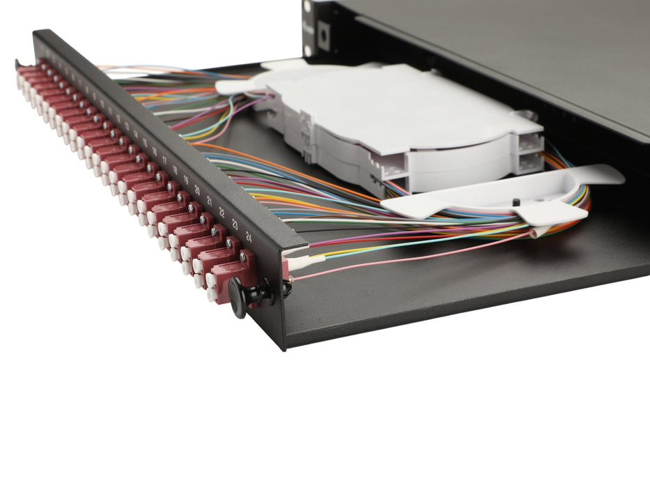 Equip Lwl-Spleisskamen 24-Port Lc-Duplex Om4 1u Komplett Sw