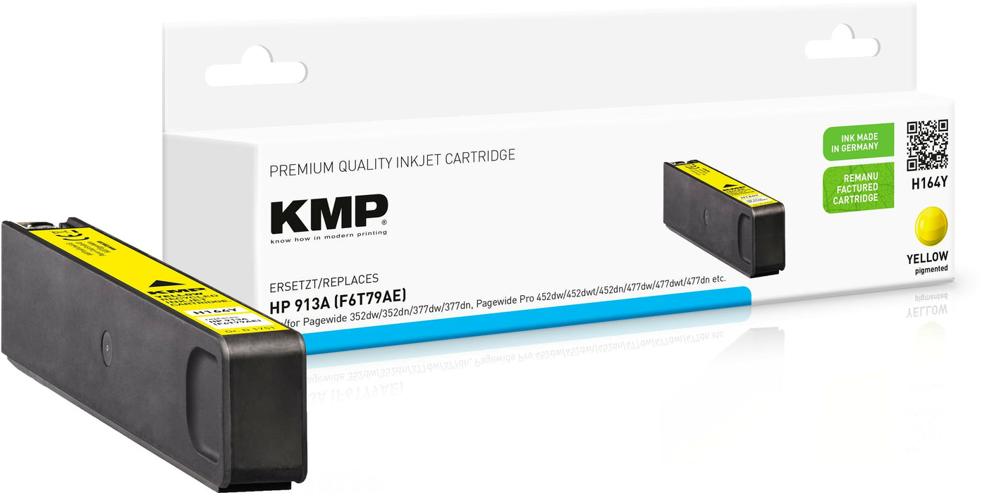 EAN 4011324218718 - KMP H164Y cartucho de tinta Compatible Amarillo imagen 1