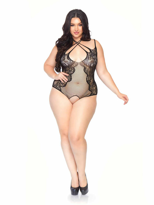 EAN 0714718542003 - Leg Avenue 81551X_00108 conjunto de ropa interior y bodi Negro imagen 4