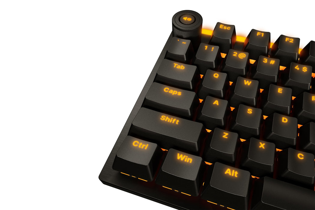Teclado Gamer Mecánico (Silent Táctil) Be Quiet! Light Mount Tkl Rgb (Negro)