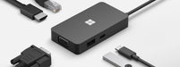EAN 0889842635072 - Microsoft 1E4-00003 base para portátil y replicador de puertos Negro imagen 2