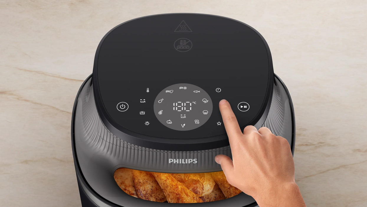 EAN 8720389034329 - Philips 3000 series NA342/00 freidora Sencillo Independiente 2000 W Freidora de aire caliente Negro, Cobr imagen 8