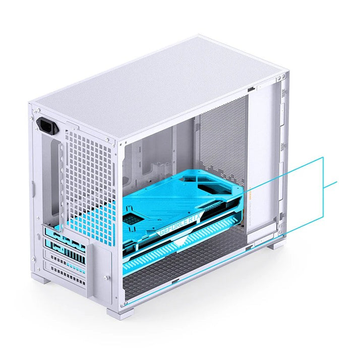 Caja Micro-Atx Jonsbo D32 Std Cristal Templado Blanco