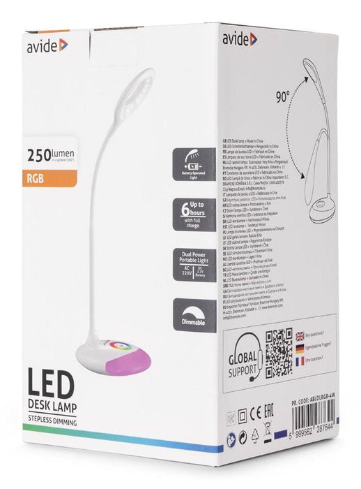 Avide Led Tischleuchte Rgb Blanco 4w 250lm
