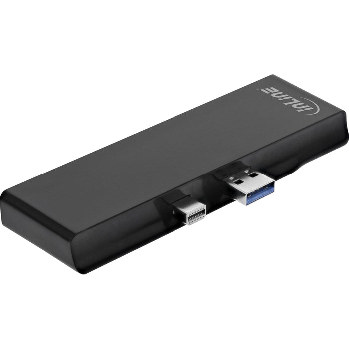 Inline Multihub, Surface Pro 4/5/6, 3 Puertos Usb 3.2 Tipo A Hembra, Hdmi 4k, Lector De Tarjetas, Negro