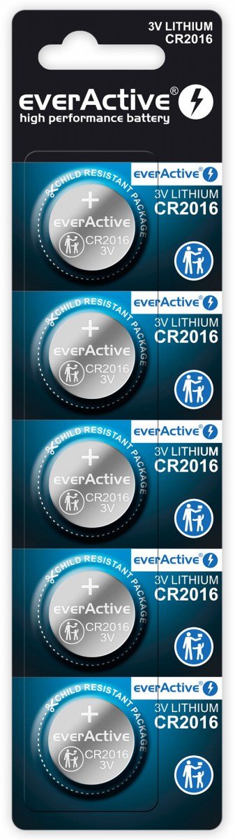 EAN 5902020523420 - Everactive CR20165BL pila doméstica Batería de un solo uso CR2016 Litio imagen 1