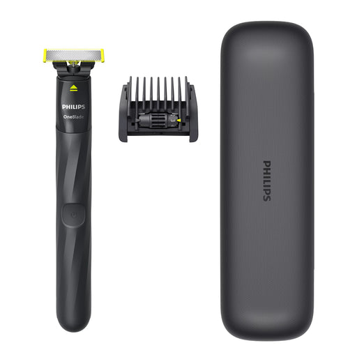 EAN 8720689034470 - Philips Norelco OneBlade QP1424/65 afeitadora Máquina de afeitar de láminas Carbón vegetal imagen 2