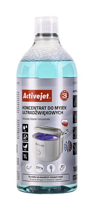 Activejet Aoc-600 Concentrado Limpiador Para Lavadoras Ultrasónicas Uv Aoc-600 1 L
