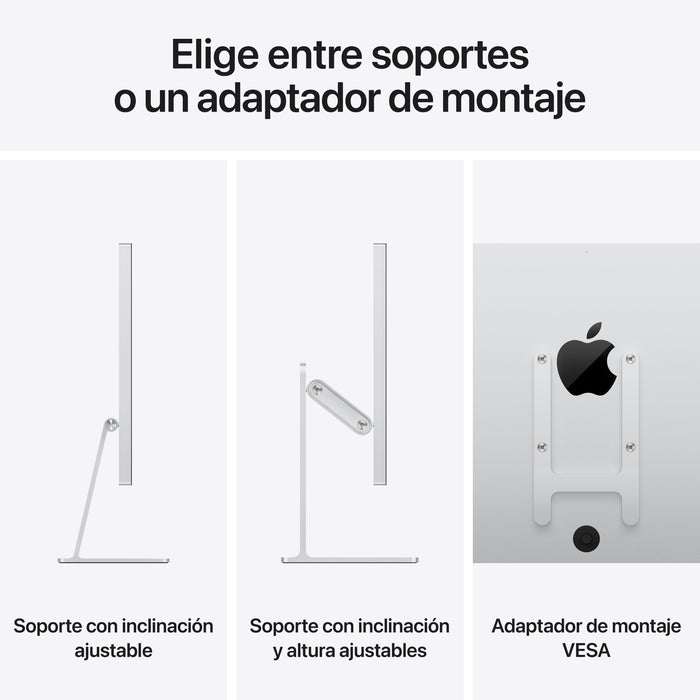 Apple Studio Display 27' Cristal Nano Texturizado Soporte Con Altura E Inclinación Ajustable