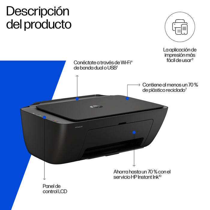 EAN 198701680079 - HP DeskJet 2920 Inyección de tinta térmica A4 4800 x 1200 DPI 7,5 ppm Wifi imagen 3