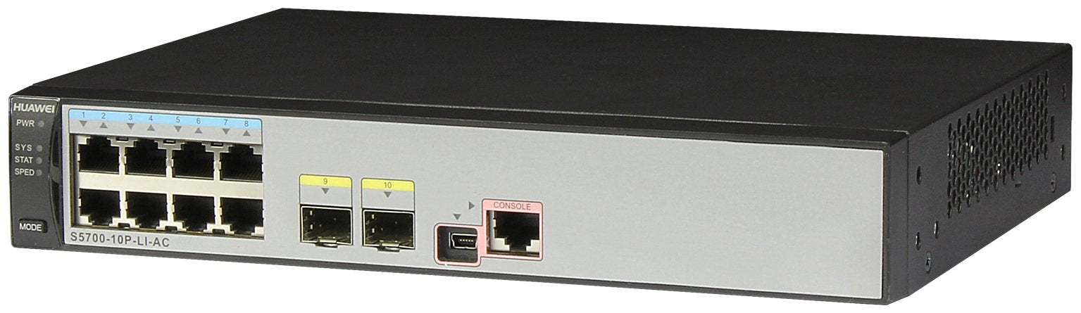 EAN 6901443013784 - Huawei S5700-10P-LI-AC Gestionado L2/L3 Gigabit Ethernet (10/100/1000) Negro imagen 4